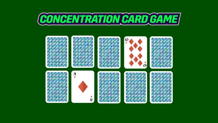 Concentration Card Game