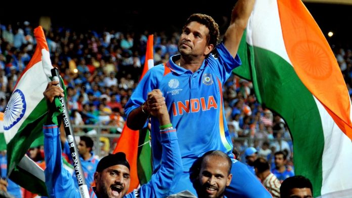 Sachin Tendulkar holds the record for the most runs in ODI World Cups